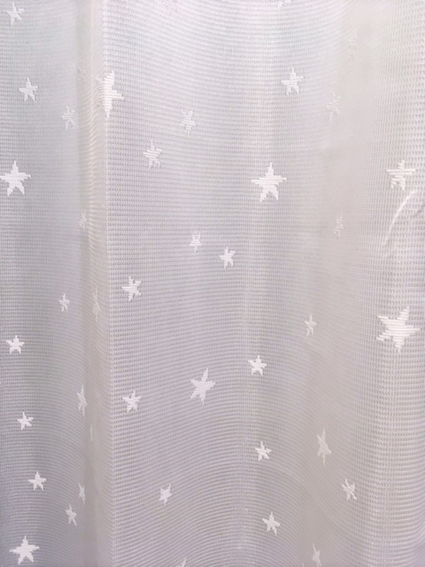 採光機能付き遮像レースカーテン＜シャイニーベール　スターズ＞のレビュー写真です